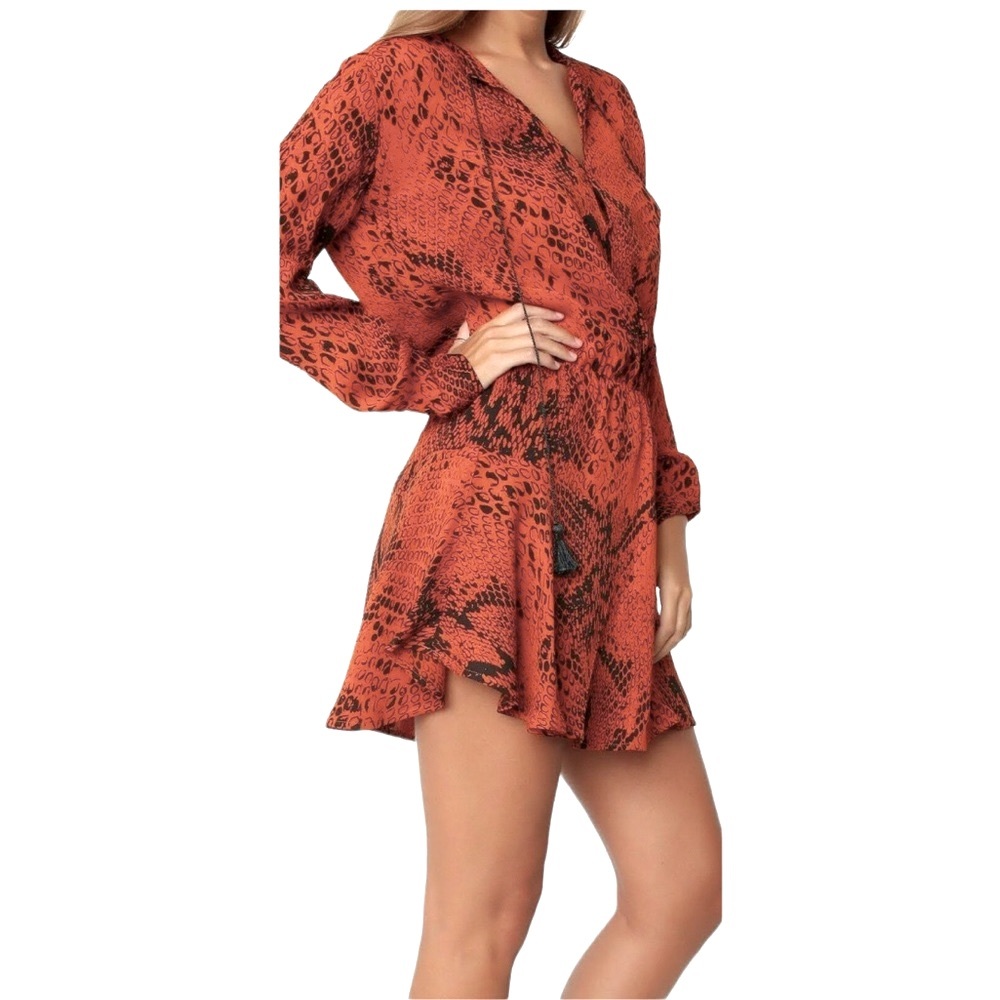 Karina Grimaldi Pilar Print Mini Dress, size XS
